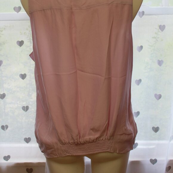 #325 White House Black Market Pink Dressy Tank Size XL - Picture 6 of 10